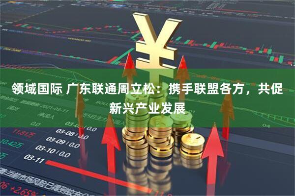 领域国际 广东联通周立松：携手联盟各方，共促新兴产业发展