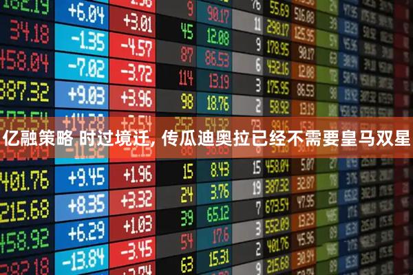 亿融策略 时过境迁, 传瓜迪奥拉已经不需要皇马双星