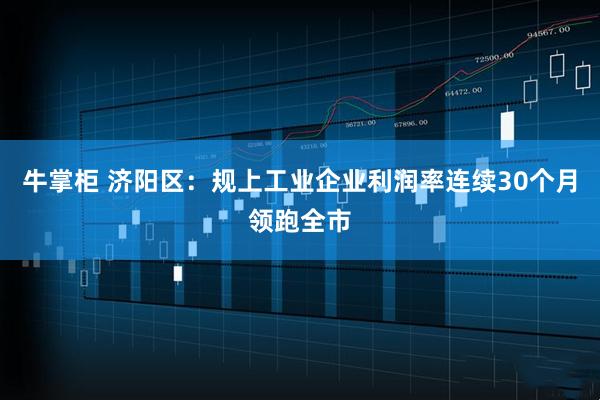 牛掌柜 济阳区：规上工业企业利润率连续30个月领跑全市