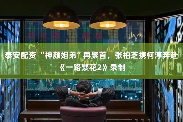 泰安配资 “神颜姐弟”再聚首，张柏芝携柯淳奔赴《一路繁花2》录制